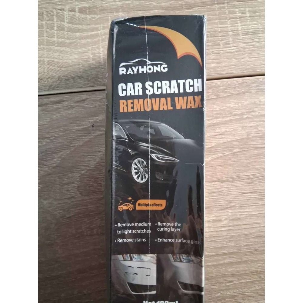 Rayhong Car Scratch Removal Wax 120ml Kit with Sponge and Towel Polish Repair
